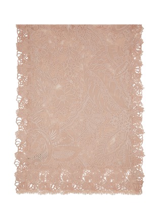 Main View - Click To Enlarge - JANAVI - Carnation Cashmere Scarf