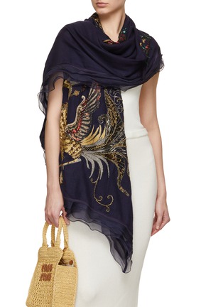 Figure View - Click To Enlarge - JANAVI - Allure Cashmere Scarf