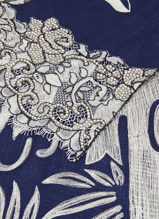 Detail View - Click To Enlarge - JANAVI - Birds Cashmere Scarf