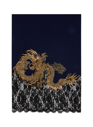 Main View - Click To Enlarge - JANAVI - Dragon Cashmere Scarf