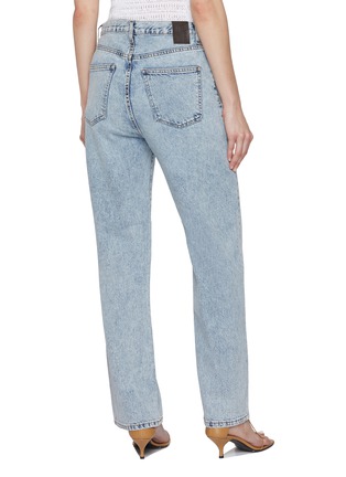 Back View - Click To Enlarge - TOVE - Straight Leg Light Washed Jeans