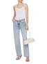 Figure View - Click To Enlarge - TOVE - Straight Leg Light Washed Jeans