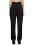 Main View - Click To Enlarge - TOVE - Tailored Front Pleat Silk Pants