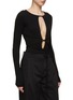 Front View - Click To Enlarge - TOVE - Keyhole Long Sleeve Bodysuit
