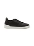 Main View - Click To Enlarge - ERMENEGILDO ZEGNA - Triple Stitch Leather Low Top Sneakers
