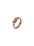 Detail View - Click To Enlarge - JOHN HARDY - Love Knot 14K Rose Gold Chain Ring — Size 7