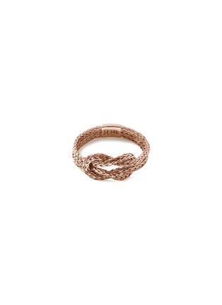 Main View - Click To Enlarge - JOHN HARDY - Love Knot 14K Rose Gold Chain Ring — Size 7