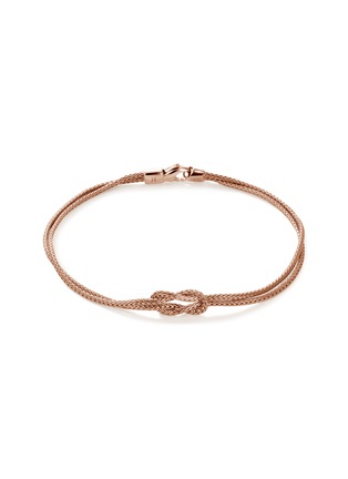 Main View - Click To Enlarge - JOHN HARDY - Love Knot 14K Rose Gold Double Row Chain Bracelet — Size US