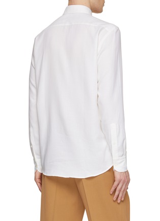 Back View - Click To Enlarge - ZEGNA - Cashmere Cotton Shirt