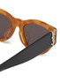 Detail View - Click To Enlarge - SAINT LAURENT - Tortoiseshell-effect Acetate Cat Eye Sunglasses