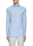 Main View - Click To Enlarge - LUIGI BORRELLI - NAPOLI - Spread Collar Cotton Shirt