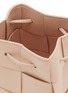 Detail View - Click To Enlarge - BOTTEGA VENETA - Mini Intreccio Leather Crossbody Bucket Bag