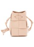 Main View - Click To Enlarge - BOTTEGA VENETA - Mini Intreccio Leather Crossbody Bucket Bag