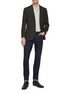 Figure View - Click To Enlarge - RING JACKET - Notch Lapel Hopsack Wool Blazer
