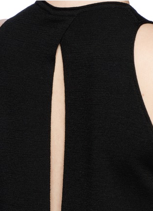 Detail View - Click To Enlarge - CALVIN KLEIN 205W39NYC - Keyhole back wool dress