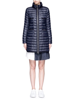 Main View - Click To Enlarge - MONCLER - 'Bogue' patch pocket quilted down jacket