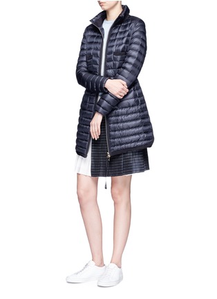 Figure View - Click To Enlarge - MONCLER - 'Bogue' patch pocket quilted down jacket