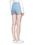 Back View - Click To Enlarge - FORTE COUTURE - Pompom denim shorts