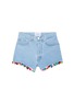 Main View - Click To Enlarge - FORTE COUTURE - Pompom denim shorts