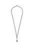 Main View - Click To Enlarge - EMMAR - 18K White Yellow Gold Diamond Jade Ruby Cord Necklace