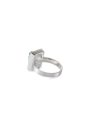 Figure View - Click To Enlarge - EMMAR - Jade 18K White Gold Ring — HK 14