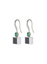 Main View - Click To Enlarge - EMMAR - Jade 18K White Gold Earrings
