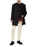 Figure View - Click To Enlarge - MAISON MARGIELA - Pendelton Chequered Insert Jeans