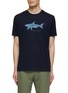 Main View - Click To Enlarge - PAUL & SHARK - Shark Print Cotton T-shirt