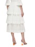 Back View - Click To Enlarge - ZIMMERMANN - Natura Tiered Ruffle Knitted Skirt