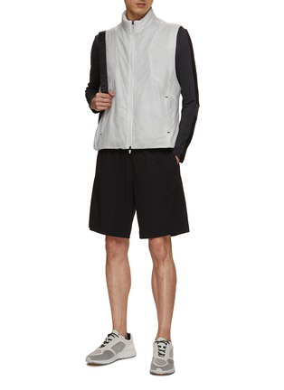 Figure View - Click To Enlarge - HERNO - Laminar Elasticated Waistband Shorts