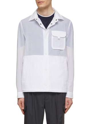 Main View - Click To Enlarge - HERNO - Button Up Collared Jacket