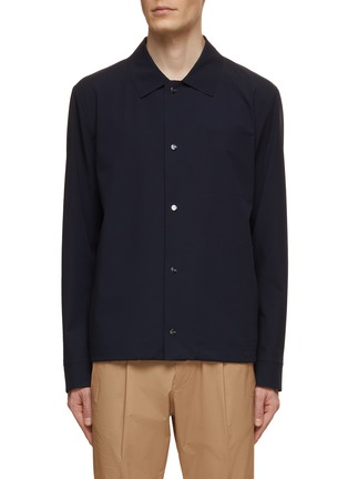 Main View - Click To Enlarge - HERNO - Shirt Collar Button Up Jacket