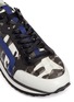 Detail View - Click To Enlarge - PIERRE HARDY - 'Perspective Cube' print leather trim saffiano sneakers
