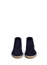 Front View - Click To Enlarge - PIERRE HARDY - Colourblock heel suede desert boots