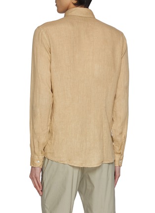 Back View - Click To Enlarge - EQUIL - Collared Linen Shirt