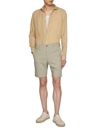 Figure View - Click To Enlarge - EQUIL - Collared Linen Shirt