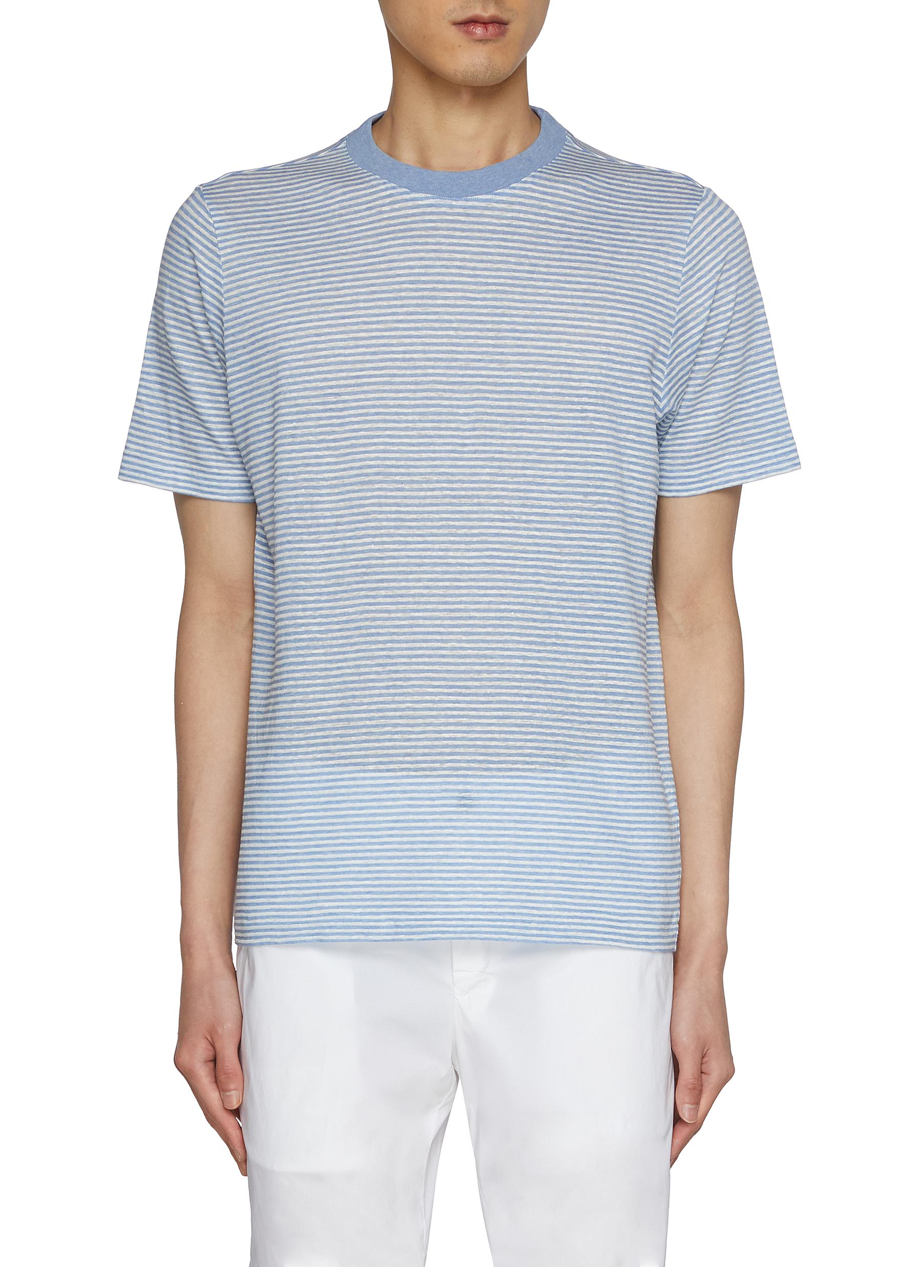 white striped t shirt mens