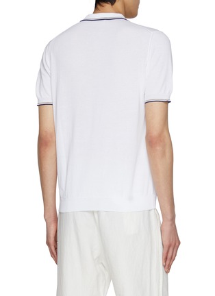 Back View - Click To Enlarge - EQUIL - Cotton Tennis Polo Shirt