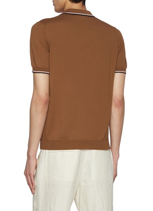 Back View - Click To Enlarge - EQUIL - Cotton Tennis Polo Shirt