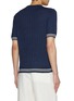 Back View - Click To Enlarge - EQUIL - Crewneck Linen Cotton Knitted T-Shirt