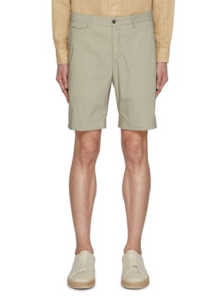 Main View - Click To Enlarge - PT TORINO - Lightweight Stretch Slim Shorts