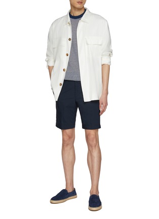 Figure View - Click To Enlarge - PT TORINO - Lightweight Stretch Slim Shorts