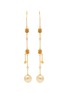 Main View - Click To Enlarge - CENTAURI LUCY - Neo-Romantic Redgrave 18K Gold Diamond Pearl Earrings