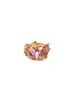 Detail View - Click To Enlarge - CENTAURI LUCY - Baroque Hobbema 18K Rose Gold Diamond Sapphire Ring — HK 12