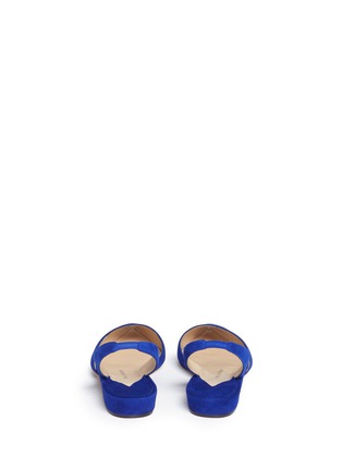 Back View - Click To Enlarge - PAUL ANDREW - 'Rhea 15' suede slingback flats