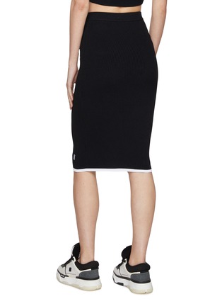 Back View - Click To Enlarge - AMIRI - Ribbed Knit Bodycon Skirt