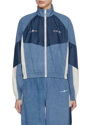 Main View - Click To Enlarge - AMIRI - Retro Chambray Cotton Track Jacket