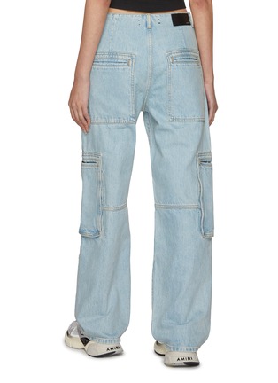 Back View - Click To Enlarge - AMIRI - Cargo Pocket Wide Leg Jeans