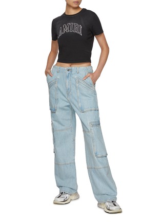 Figure View - Click To Enlarge - AMIRI - Cargo Pocket Wide Leg Jeans