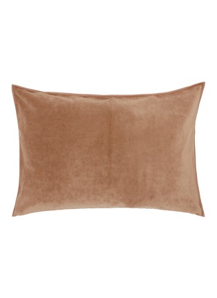 Main View - Click To Enlarge - MAISON DE VACANCES - Vintage Velvet Cushion Case — Blush